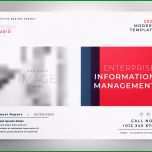 Phänomenal Broschüre Präsentation Design Vorlage In Roter Farbe