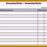 Phänomenal Die Fabelhaften Inventurliste Vorlage