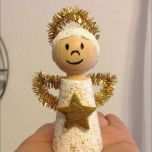 Phänomenal Engel Basteln Aus Papier Vorlage