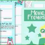 Phänomenal Freundebuch Für Schule Vorlage Zum Ausdrucken