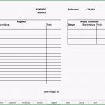 Phänomenal Haushaltsbuch Als Excel Vorlage
