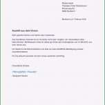 Phänomenal Kündigungsschreiben Verein Vorlage