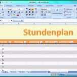 Phänomenal Lernplan Vorlage Excel – De Excel