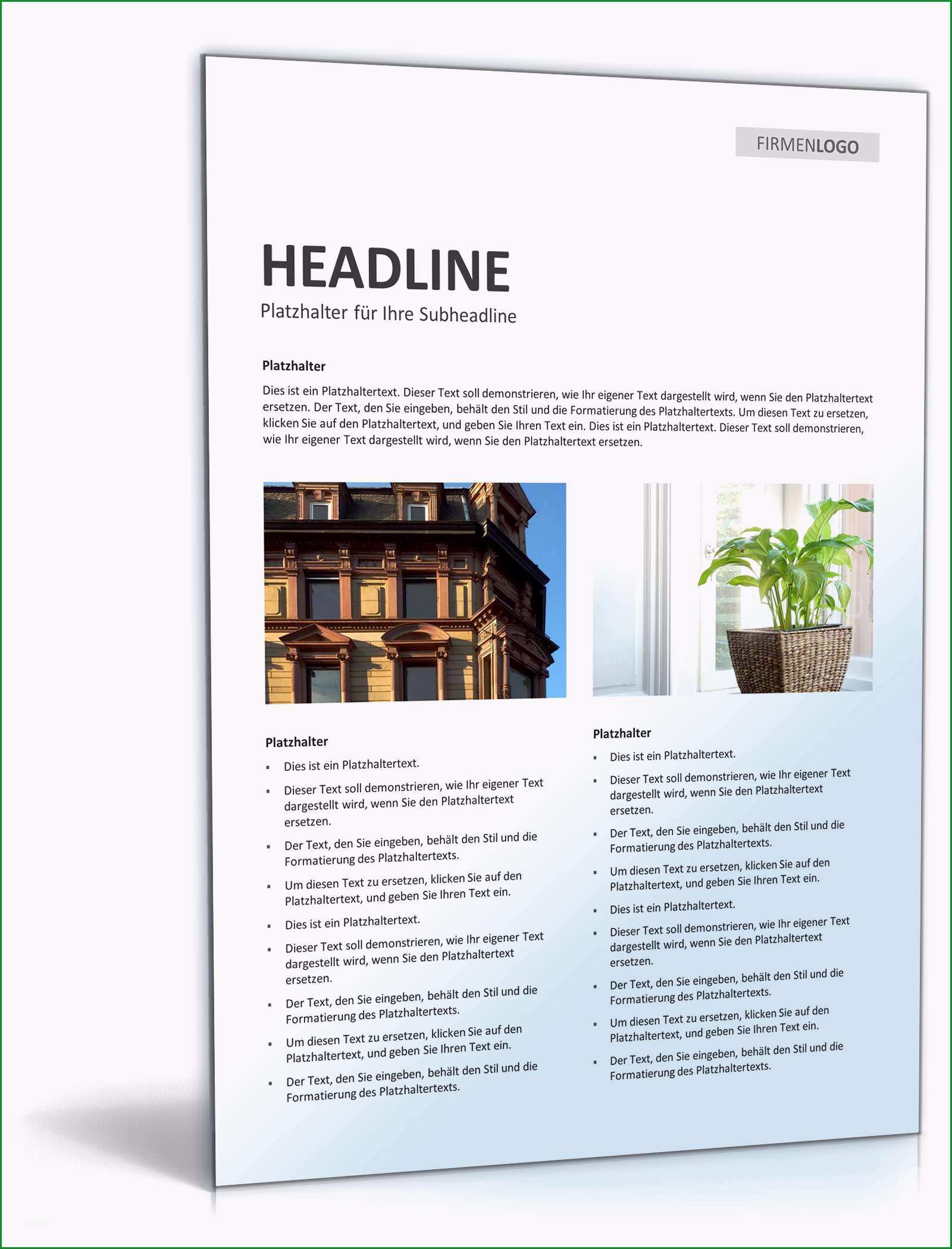 Phänomenal Powerpoint Vorlage Immobilien Exposé