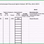 Phänomenal Vorlage Stundenzettel Baugewerbe
