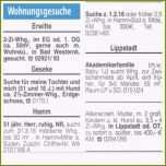 Schockieren 16 Vorlage Wohnungsanzeige