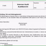 Schockieren Auditbericht Vorlage Qualitätsmanagement Qm Cube