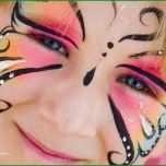 Schockieren Bild 12 Kinderschminken Vorlage Schmetterling
