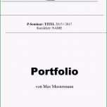 Schockieren Deckblatt Portfolio 40 Ideen Portfolio Deckblatt Vorlage