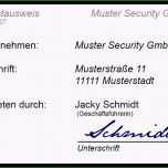 Schockieren Der Perfekte Dienstausweis Für Sicherheits Nste