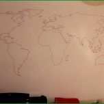 Schockieren Do It Yourself Anleitung Weltkarte Aus Wolle Und Nägeln