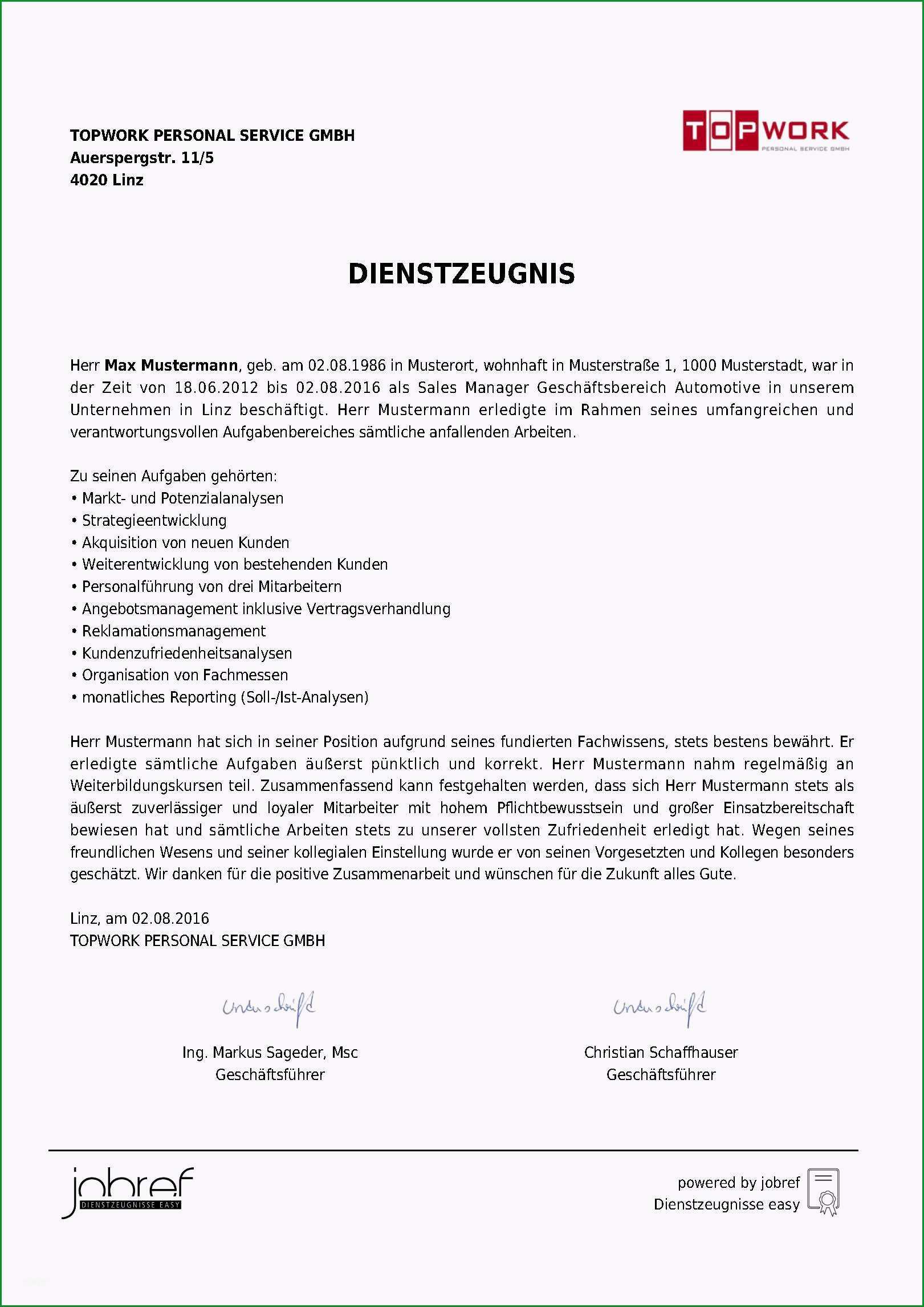 Schockieren Einfaches Arbeitszeugnis Vorlage Word – Download Vorlagen