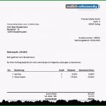 Schockieren Einrichten Einer Rechnungsvorlage