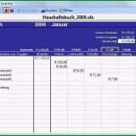 Schockieren Excel Vorlage Haushaltsbuch 2009 Download