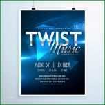 Schockieren Flyer Vorlage Einladung Abstrakte Musik Party In Der