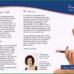 Schockieren Flyerdesign Im Faltformat Am Beispiel Eines