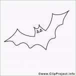 Schockieren Halloween Malvorlage Mit Fledermaus Kostenlos