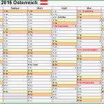 Schockieren Kalender 2015 Österreich In Excel Zum Ausdrucken