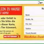 Schockieren Kostenlose Notfallkarte Für Haustiere
