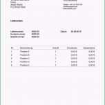 Schockieren Pages Vorlage Lieferschein