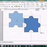 Schockieren Powerpoint Eigene formen Erstellen Puzzle Teile