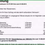 Schockieren Rechnung Schreiben Vorlage Word – Rechinv