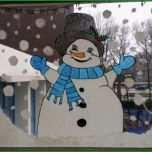 Schockieren Schneemann Fensterbild Winter Fensterbilder Basteln