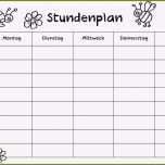 Schockieren Stundenplan Vorlage Design