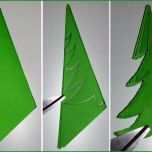 Schockieren Tannenbaum Basteln Papier Vorlage