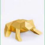 Schockieren Tierkopf Wanddeko Aus Papier Papershape