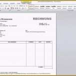 Schockieren Vorlage Rechnung Kleinunternehmer Openoffice Inspirierende