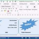Schockieren Word 2013 Tickets Lose Gutscheine fortlaufend Nummerieren