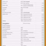 Selten 7 Haushaltsplan Vorlage