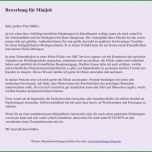 Selten Bewerbung Für Nebenjob Schüler Vorlage Makellos 16