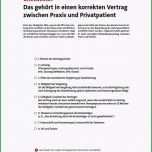 Selten Checkliste Behandlungsvertrag Privatpatient