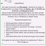 Selten Elternbrief Vorlage Kindergarten Hübsch Einladung