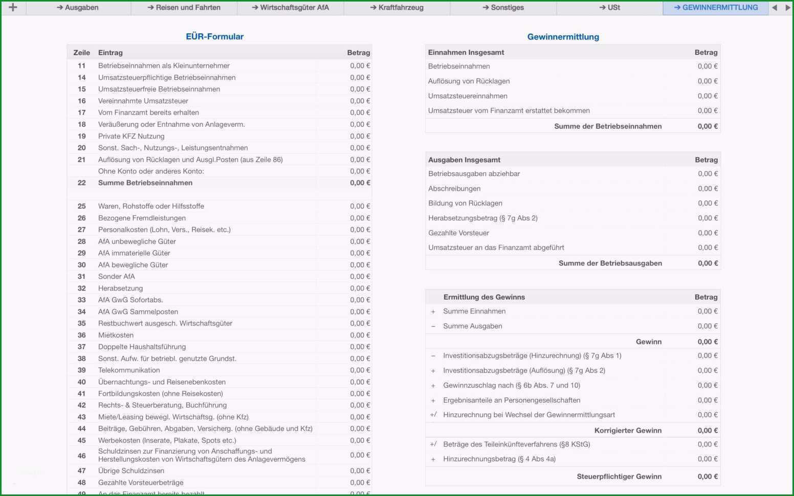 Selten Eür Kleinunternehmer Vorlage Kostenlos Fabelhaft Numbers