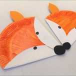 Selten Fuchs Aus Pappteller Basteln Mit Kindern