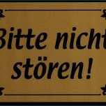 Selten Hinweis Schild Bitte Nicht StÖren Gr 15 X 10 Cm