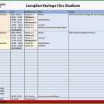 Selten Lernplan Erstellen Fürs Studium Vorlagen &amp; Tipps