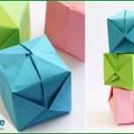 Selten origami Würfel Falten Einfache Anleitung Zum Basteln