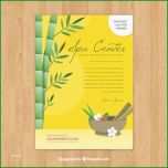 Selten Spa Center Flyer Vorlage Im Flachen Design