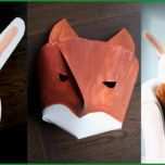 Selten Tiermasken Basteln Faschingsmasken Aus Papier Und Filz