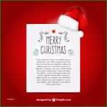 Selten Weihnachtsbrief Vorlage Mit Weihnachtsmann Hut