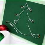 Selten Weihnachtskarte Sticken