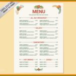 Sensationell 11 Vorlage Speisekarte Word