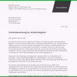 Sensationell Initiativbewerbung Muster &amp; Vorlagen Inkl Anschreiben