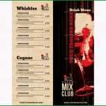 Sensationell Mix Club Shopvorlage Weinkarte