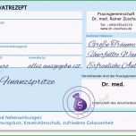 Sensationell Privatrezept Vorlage Word – Nyata