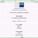 Sensationell Projektdokumentation Vorlage Word – Vorlagens Download